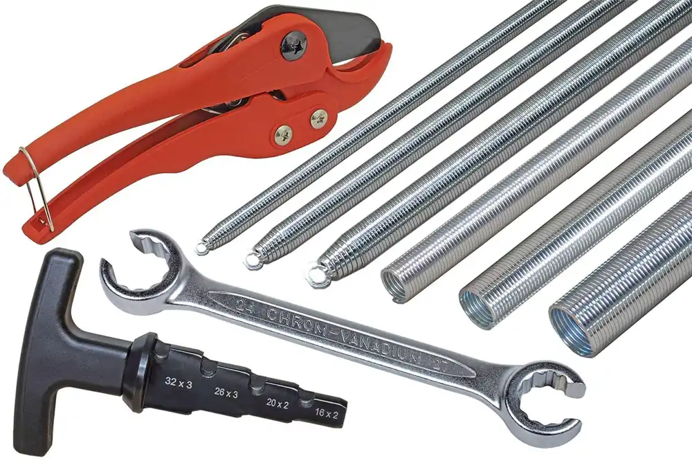 WK Tools 4-teiliges Werkzeug-Komplettset für Alu-Verbundrohr 16 x 2 mm Expressversand