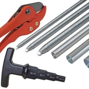 Begrenztes Angebot 6-teiliges Werkzeug-Komplettset für Alu-Verbundrohr 16 x 2 und 20 x 2 mm