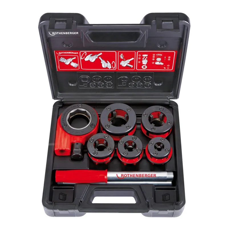 Top-Angebot Rothenberger Ratschen-Gewindeschneidkluppen Set SUPER Cut 3/8 - 1 1/4 Zoll
