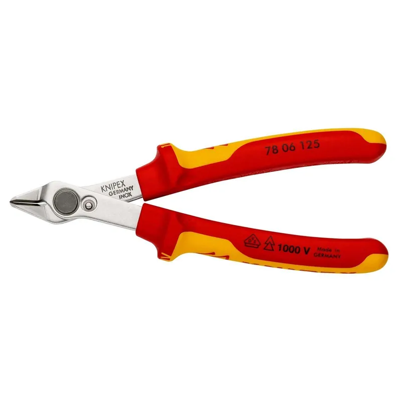 KNIPEX Electronic Super Knips® VDE-geprüfte Präzisionszange 125 mm Markenware
