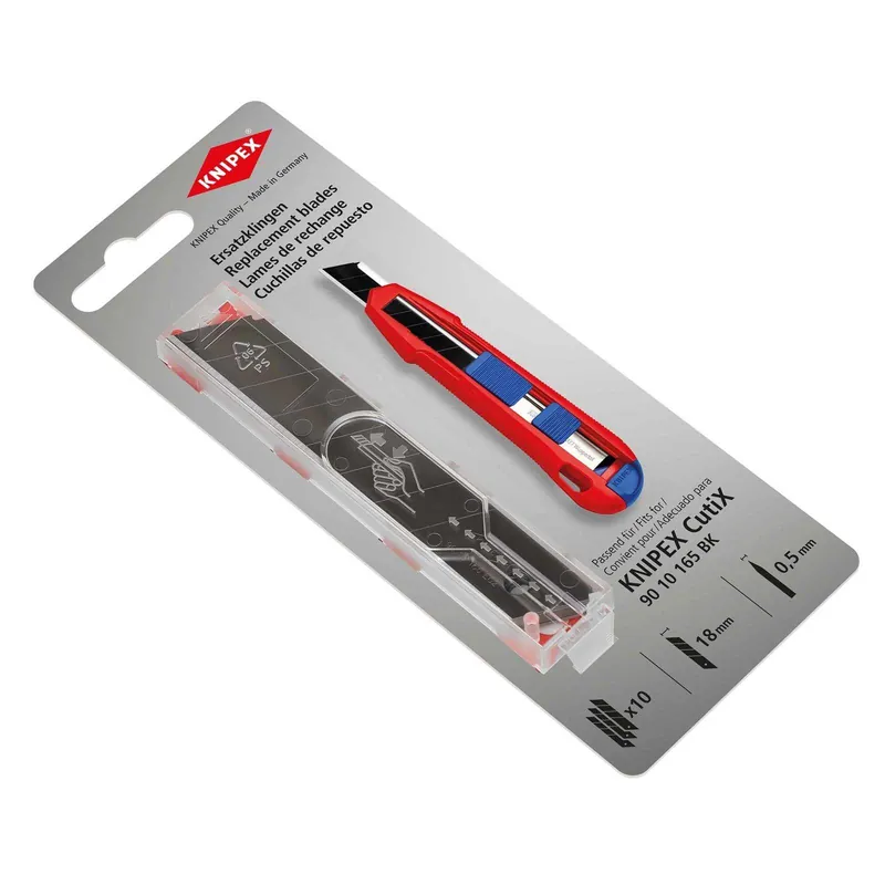 Top-Angebot KNIPEX Ersatzklingen für CutiX® Universalmesser 90 10 165 BK (10x)