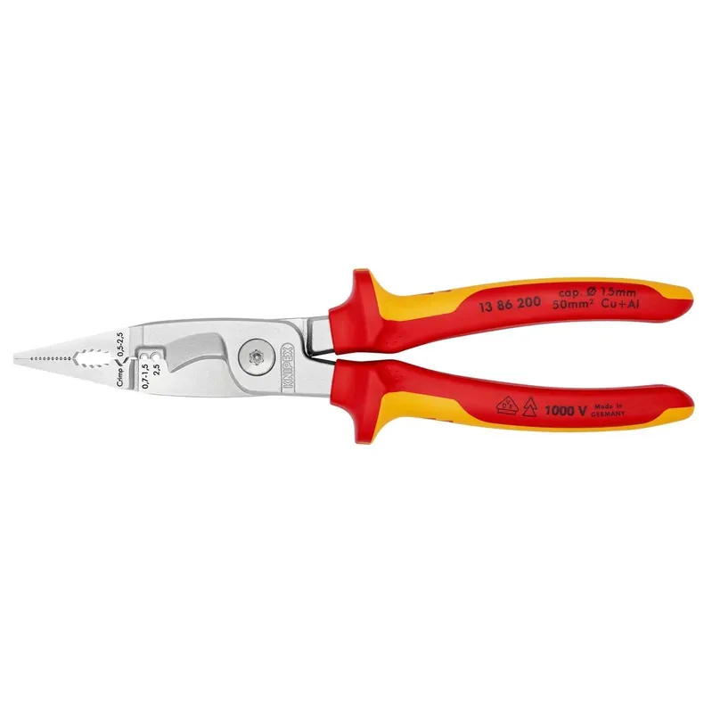 KNIPEX Elektro-Installationszange 200 mm Neu Im Sortiment