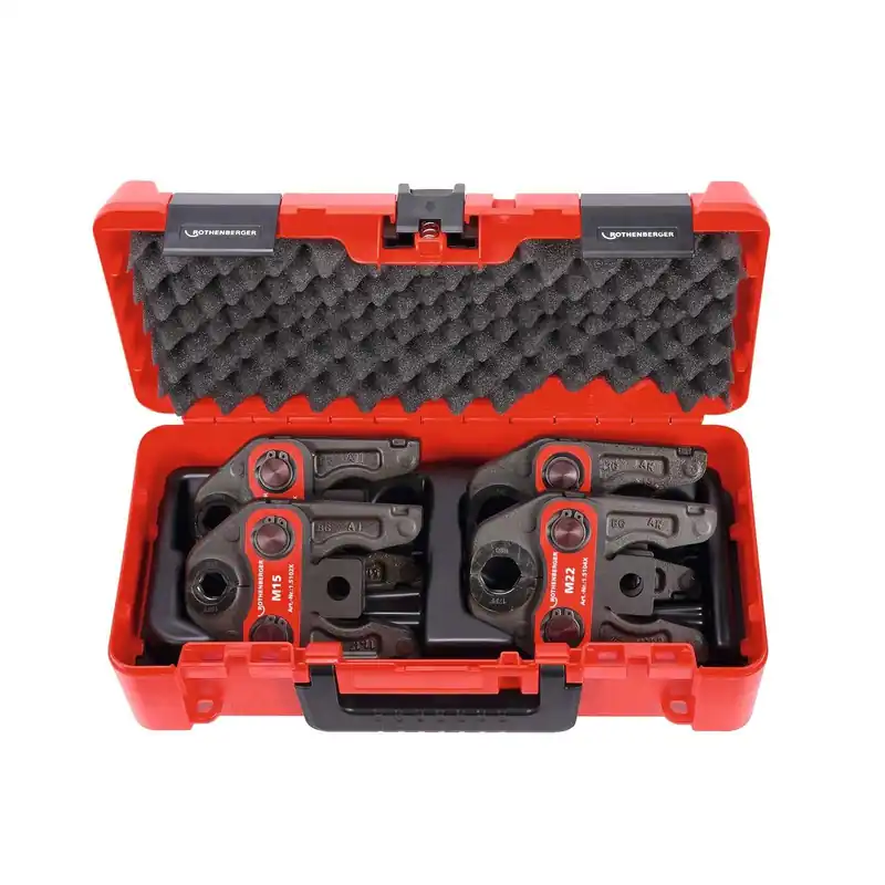 Nur Für Kurze Zeit Rothenberger Pressbackenset mit Presskontur M 15-18-22-28 mm