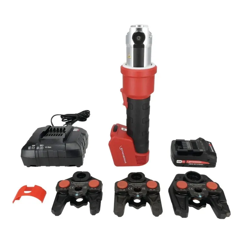 Jetzt Bestellen Rothenberger ROMAX NANO iJAWs Hybrid-Pressmaschine Set, TH, 16-20-26mm + Akku 2Ah, CAS
