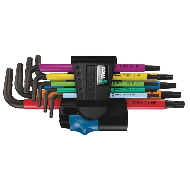 Wera 967/9 TX Multicolour HF 1 Winkelschlüsselsatz 9-teilig Sichere Zahlung