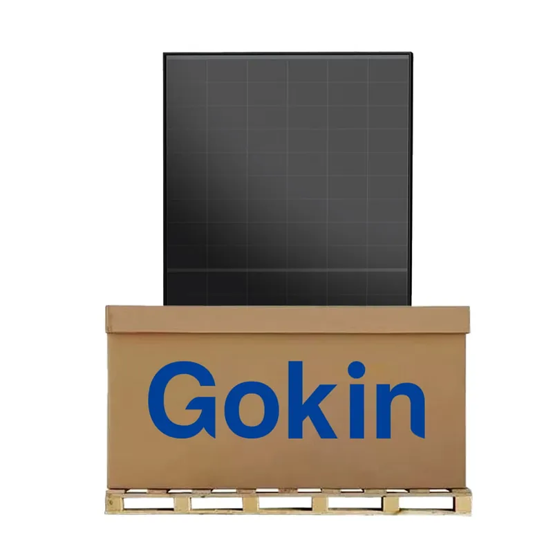 Palette 37x Gokin Solar GK-3-54HGDb 480W Glas-Glas Full Black PV-Modul Solarmodul Sichere Zahlung