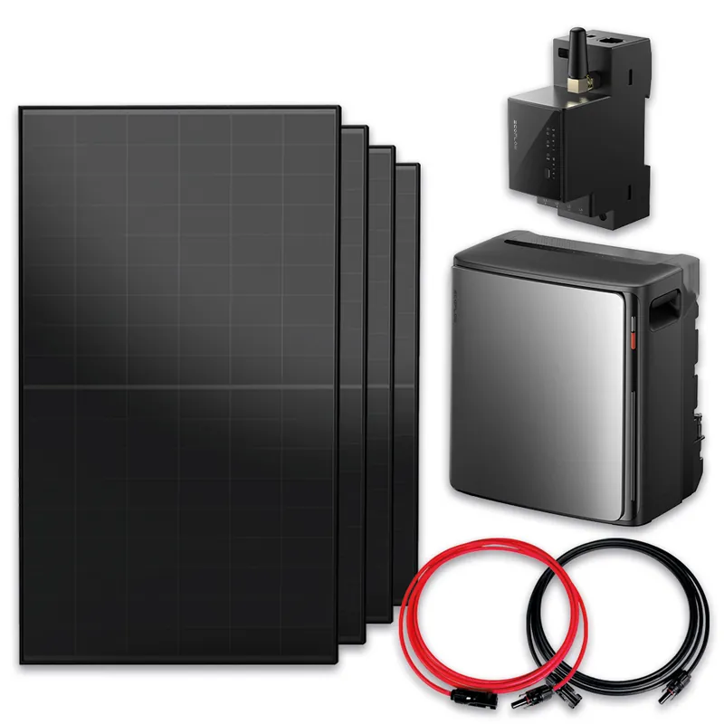 Neu EcoFlow STREAM Ultra X 2000 W Set 4x AIKO 500W EcoFlow Smart Meter PV-Kabel