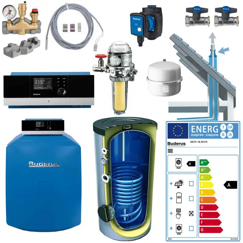 Jetzt Bestellen Öl-Brennwert-Kessel Logaplus-Paket GB125-18 RC310, MC110