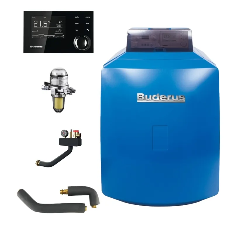 Preisknaller Buderus Öl Brennwert Kessel-Tauschset Logaplus M GB125-18 Regelung, Zubehör