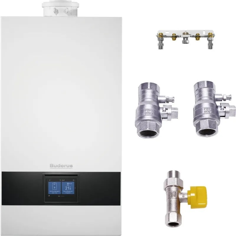 Buderus Logaplus M Paket Gas-Brennwert-Therme GB172i.2-15 EG E/LL Neue Kollektion