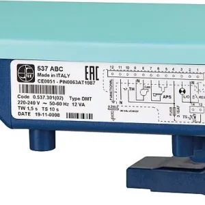 Gasfeuerungsautomat SIT-537 ABC Schutz IP 44, m. Anschluss f. STB Ref. 0.537.301 Neuheit
