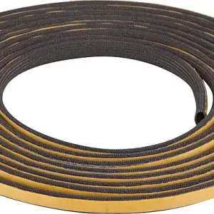 Glasdichtung Oranier 6 mm, Schwarz, Länge 3 m Zertifiziert