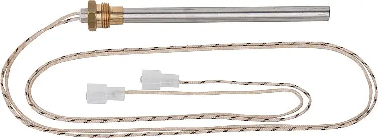 Rabatt Glühzünder für Pelletofen 9,5x140mm mit3/8" Schraubnippel Gesamtlänge 150mm, 230