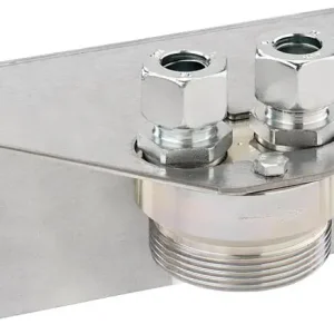 Halterung für 1-Stutzen Gaszähler G2,5-G4-G6 2" x RVS 18, 180° drehbar Sofort Bestellen