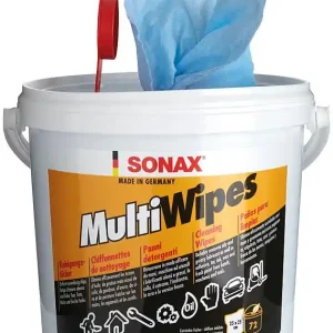 Neue Ware Handreinigungstücher SONAX Multiwipes 1 Eimer á 72 Tücher