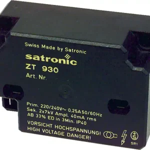 Wochenendangebot Hochfrequenzzündeinrichtung Satronic ZT930 sek. Anschluss 1 mm Nachfolgemodellfü