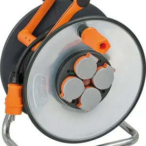Kabeltrommel SteelCore ProfessionalLine, IP44 Farbe schwarz, 25m, 3G2,5 Nur Heute
