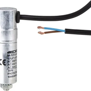 Abverkauf Kondensator - 1,5 für Motoren u. Umwälzpumpen bis 400 Volt MLR25L4015 2563 J/C mit Kabel