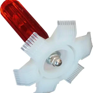 Highlight Lamellenkamm für Wärmepumpen mit PVC-Handgriff