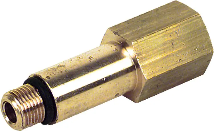 Kracherpreis Manometerredstücke u. Verlängerung 1/4"i. x 1/8" a. 55 lang mit Einstich