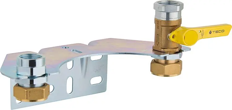 Montageset für Gaszweirohrzähler mit Verschraubung zum Anschluss von Gaszähler Top-Angebot