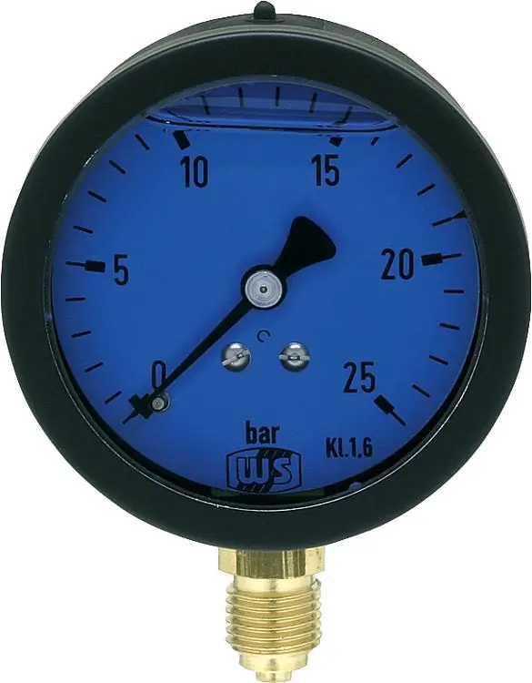 Öldruckmanometer mit Glyzerin- dämpfung0-25 bar 63 mm 1/4" unten Preis Gesenkt