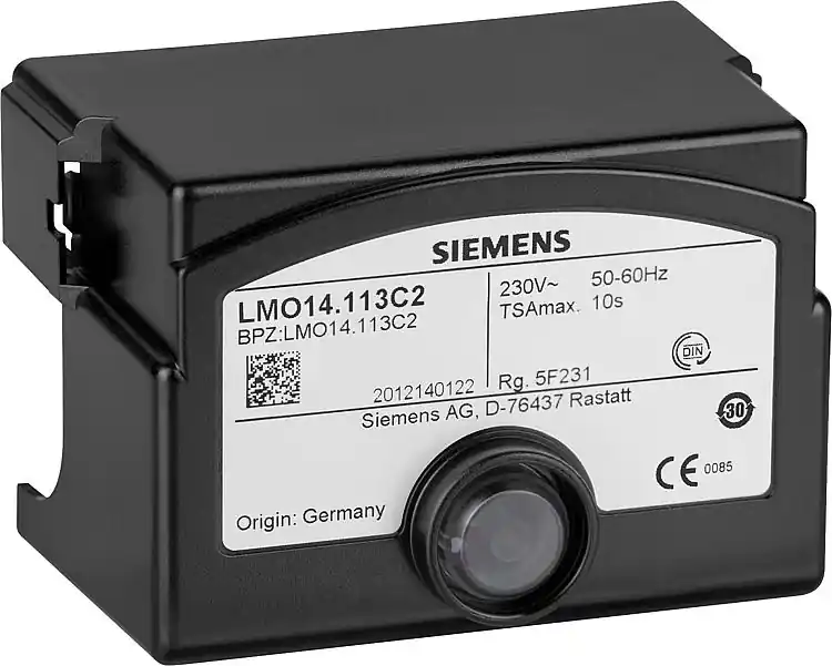 Siemens Ölfeuerungsautomat LMO 14.113 C2 ersetzt den Typ LMO 14.113 B2, passend u.a. für Hansa, Hermann Markenware