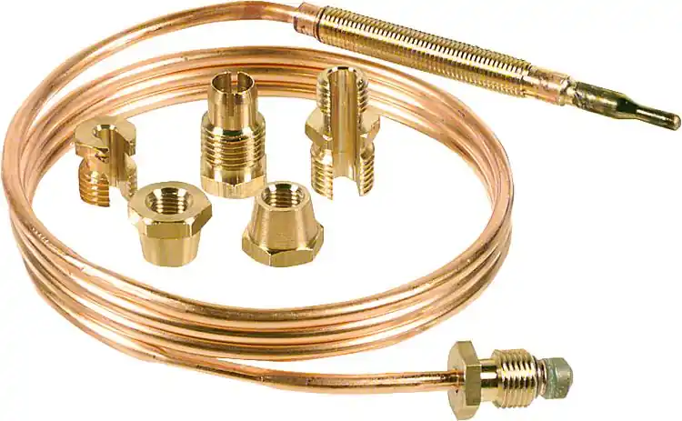 Aktuell Thermoelement universal Standard 600 mm länge mit Adaptern für viele Hersteller