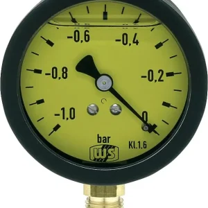 Garantierte Lieferung Vakuummeter mit Glyzerindämpfung -1 - 0bar 63mm 1/4" unten *