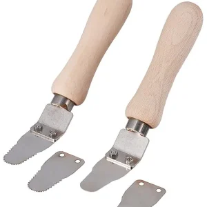 Sonderangebot Wärmetauscher Reinigungsset für Edelstahlwärmetauscher, inkl. 2 Ersatzklingen 0,4mm