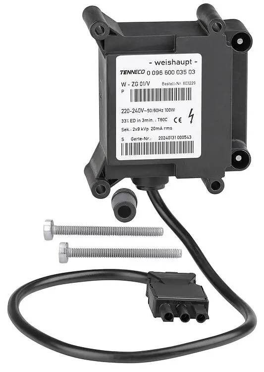 Weishaupt Umbausatz Zündtrafo für W-ZG01/V, WL10-WL30A, WG30A, WGL30 24010000090 Top-Angebot