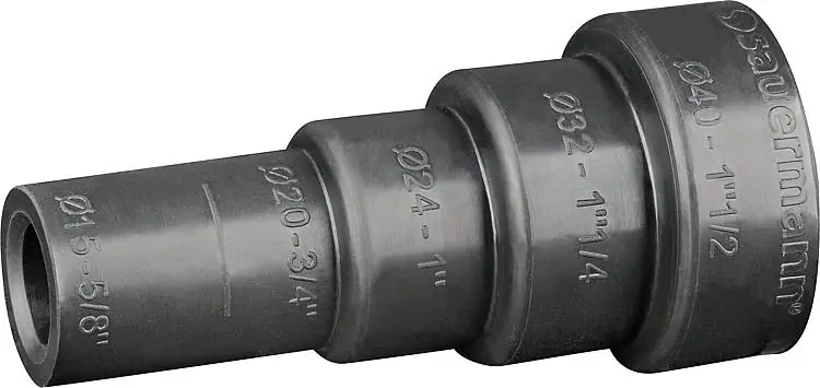 Aktuell Adapter mehrstufig 15mm - 20,24,32,40mmVPE = 3 Stück