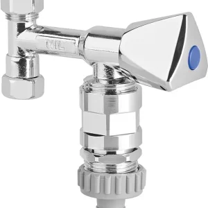 Aufsatzventil Nil DN12(3/8")xDN20(3/4"), Messing verchr.,mit Rohrbelüfter Neue Kollektion