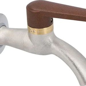 Auslaufkugelhahn, Sky DN15(1/2") PN100,Frostsicher Griff braun Abverkauf