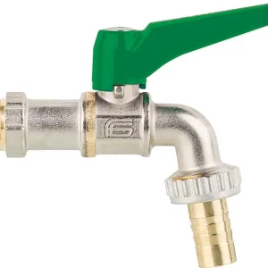 Neu Im Sortiment Auslaufkugelhahn, VIVA Pro DN15(1/2") mit Strahlregler und Mengenregulierkugel