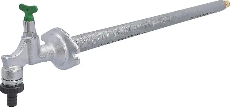 Außenwandventil AIPS SEPP Eis frostsicher Steckschlüssel Oberteil chr. m.RV u. RB DN 15 L=500 mm Must-Have