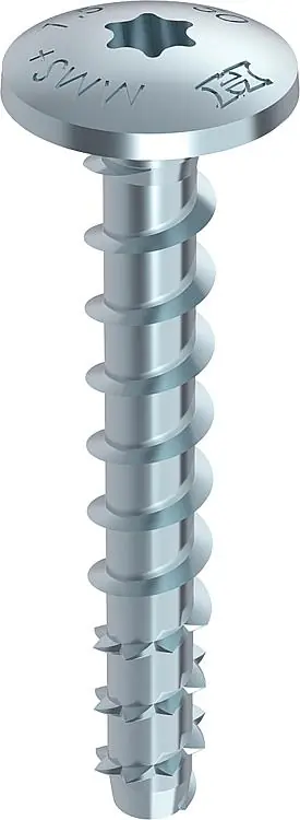 Beton- Mauerwerkschraube Heco, Multi Monti plus m.Flachrundkopf, 7,5x50 mm,V Preis Gesenkt