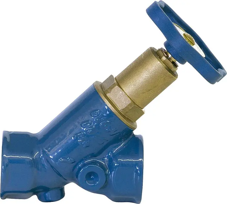 Blue-t Schrägsitzv.DN15/1/2" nichtsteigender Spindel IG x IG/ohne Entleerung Neue Ware