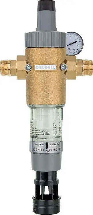 Direkt Vom Hersteller BWT Colonia Hauswasserstation HWS Rückspülfilter 1" mit Druckminderer und Manometer