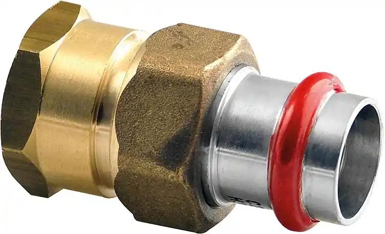 Nur Für Kurze Zeit C-Stahl Durchgangsverschr. IG flachdichtend 15mm x 1/2" V-Kontur