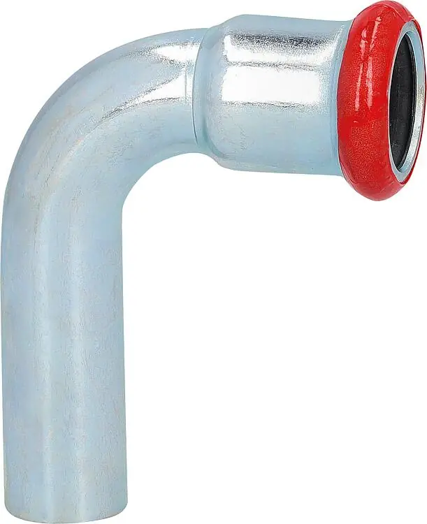 C-Stahl Pressfitting Bogen 90 (i/a) 15mm M-Kontur Neue Ware