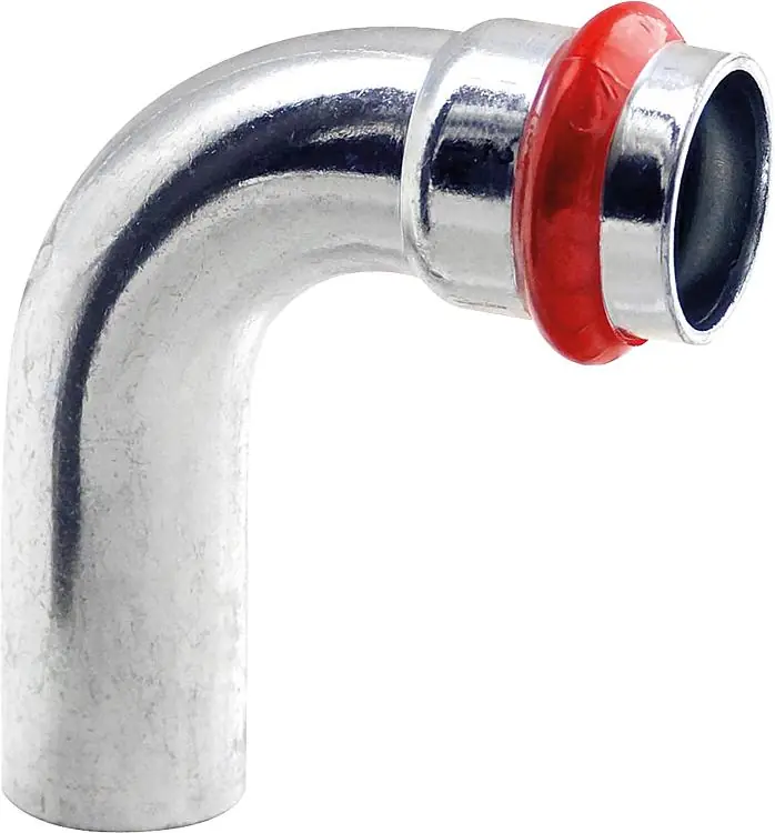 Angebot C-Stahl Pressfitting Bogen 90° (ixa) 18mm V-Kontur