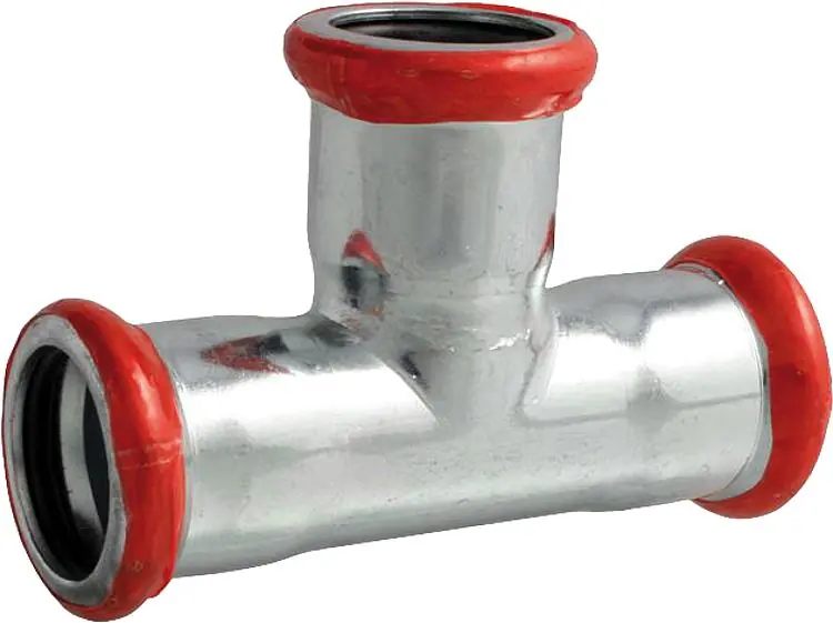 C-Stahl Pressfitting M-Kontur T-Stück (i/i/i) 28 mm Zertifiziert